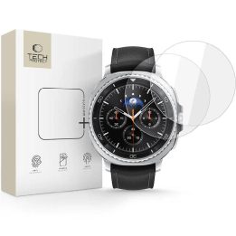 Grūdintas stiklas laikrodžiui Samsung Galaxy Watch 8 Classic 46 mm, skaidrus, 2 vnt.,
