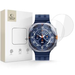 Grūdintas stiklas laikrodžiui Samsung Galaxy Watch Ultra 47 mm, skaidrus, 2 vnt.,