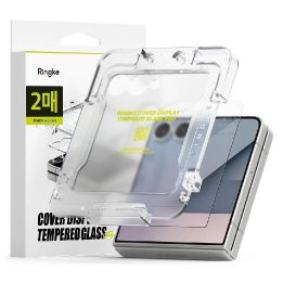 Grūdintas stiklas ekranui Samsung Galaxy Z Flip 7, skaidrus, 2 vnt., Ringke