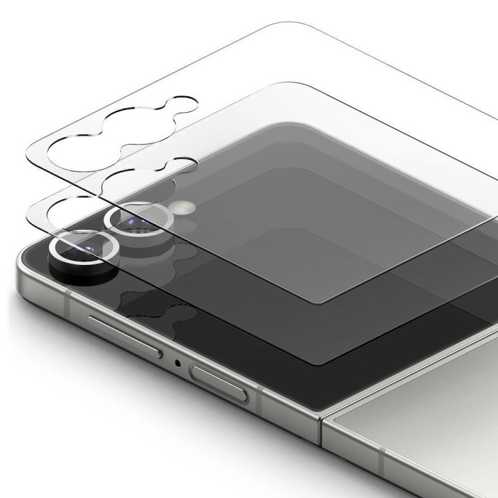 Grūdintas stiklas ekranui Samsung Galaxy Z Flip 7, skaidrus, 2 vnt., Ringke