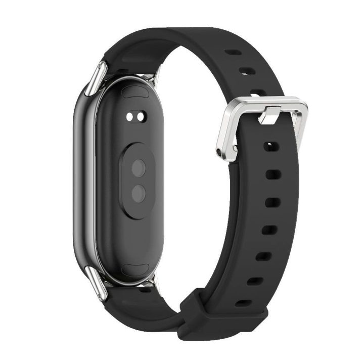 Dirželis juodas silikoninis Xiaomi Smart Band 8/9/10/NFC