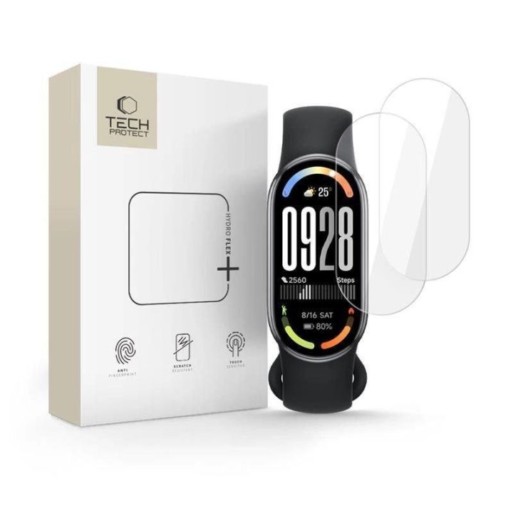 Apsauginė plėvelė laikrodžiui skaidri hidrogelio 2 vnt. Xiaomi Smart Band