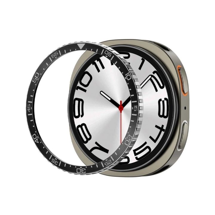 Dėklas laikrodžiui juodas apsauginis Samsung Galaxy Watch 8 44mm Spigen