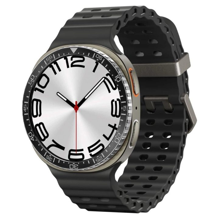 Dėklas laikrodžiui juodas apsauginis Samsung Galaxy Watch 8 44mm Spigen