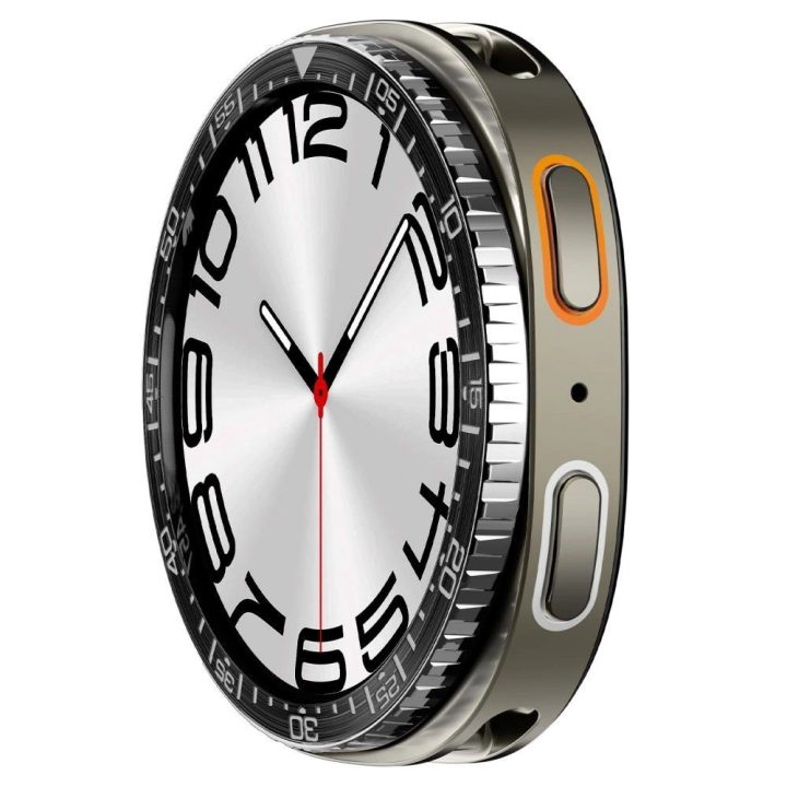 Dėklas laikrodžiui juodas apsauginis Samsung Galaxy Watch 8 44mm Spigen