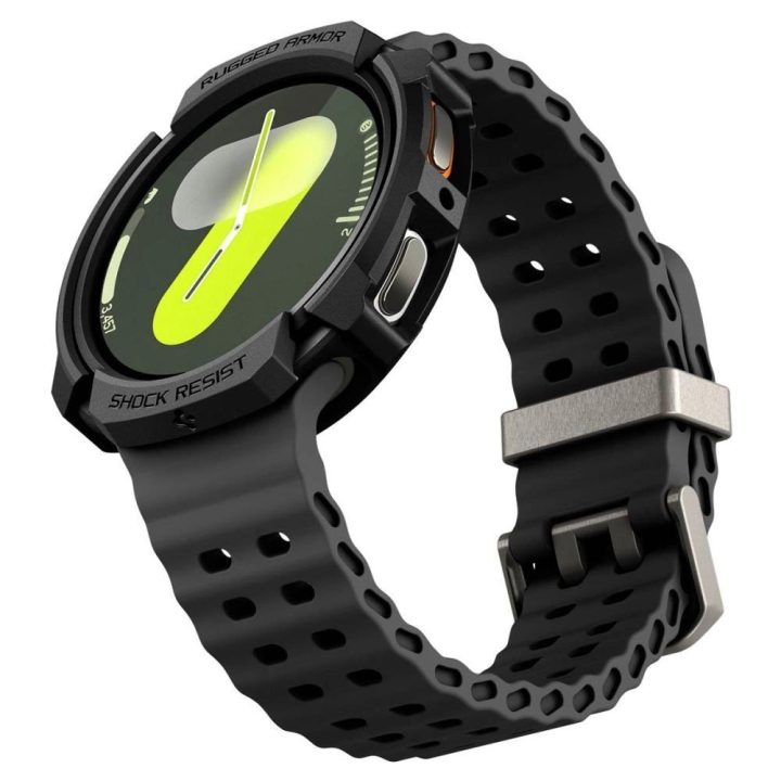 Apsauginis dėklas laikrodžiui juodas smūgiams atsparus 40 mm Spigen