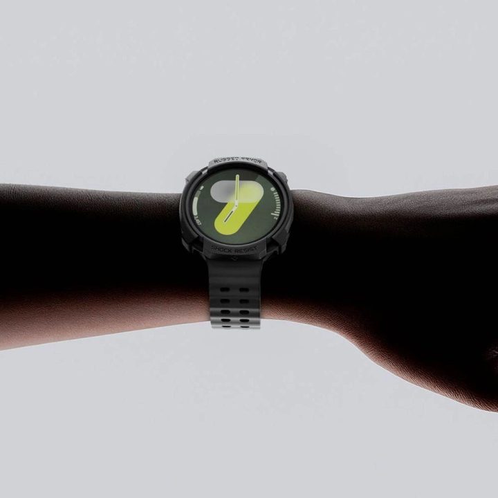 Apsauginis dėklas laikrodžiui juodas smūgiams atsparus 40 mm Spigen