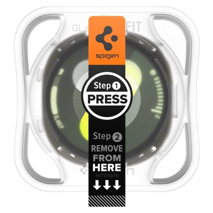 Grūdintas stiklas laikrodžiui Samsung Galaxy Watch 8 40 mm, skaidrus, Spigen