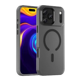 Dėklas juodas matinio paviršiaus su MagSafe iPhone 17 Pro Magnetic Abrasive