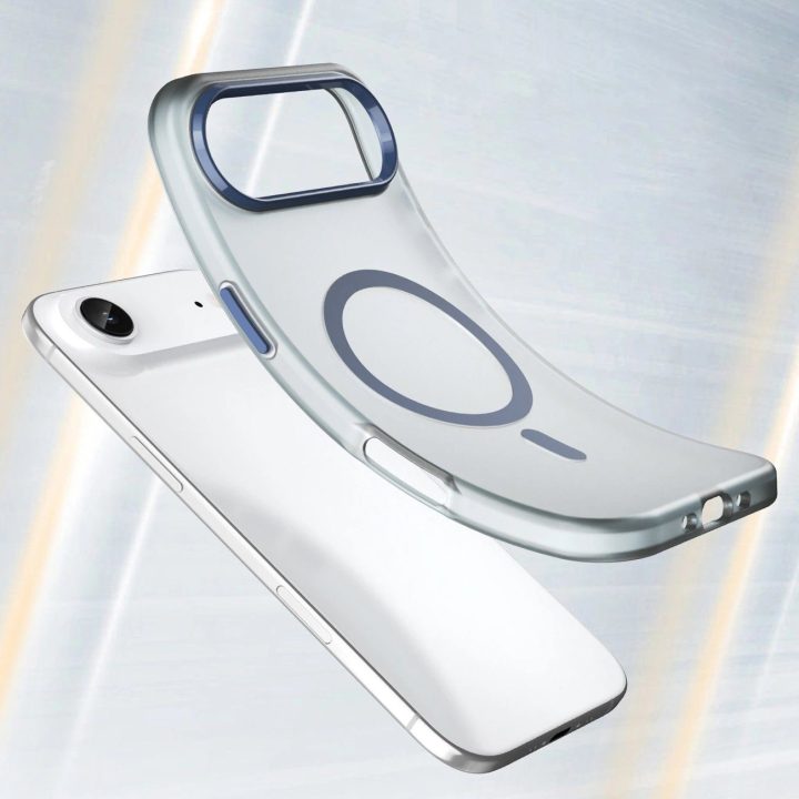 Dėklas mėlynas matinis su MagSafe iPhone 17 Air telefonui