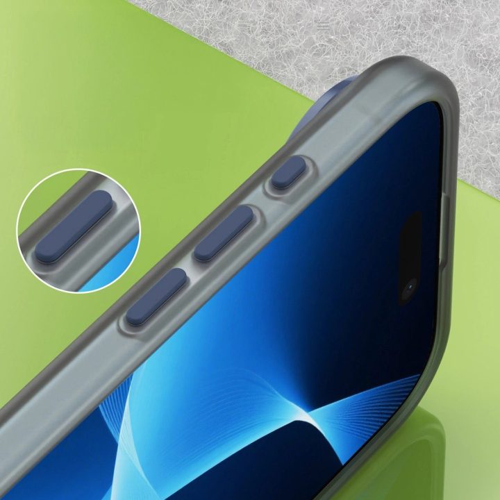 Dėklas mėlynas matinis su MagSafe iPhone 17 Air telefonui