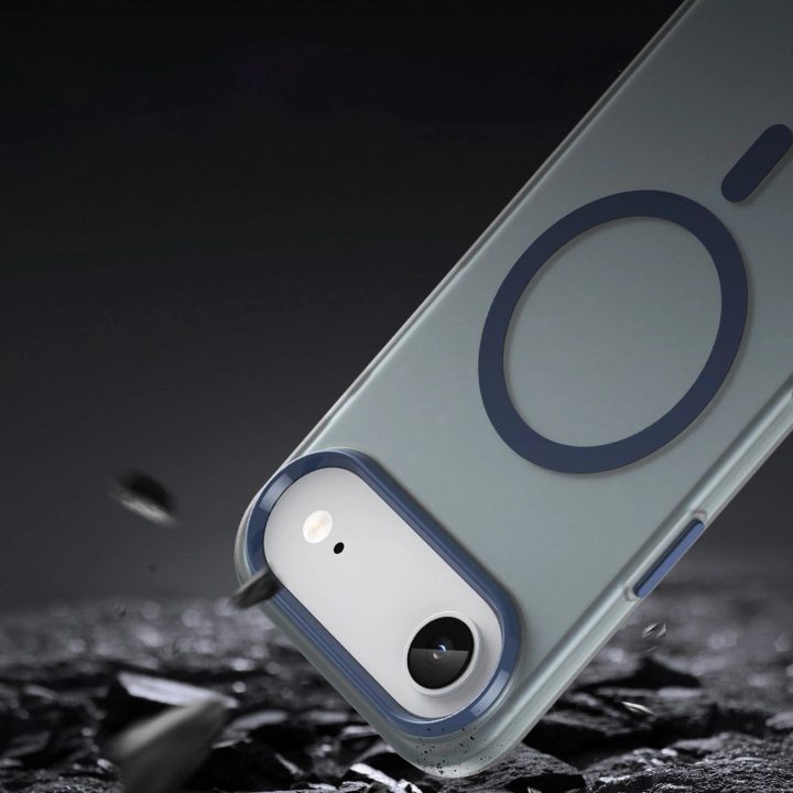 Dėklas mėlynas matinis su MagSafe iPhone 17 Air telefonui