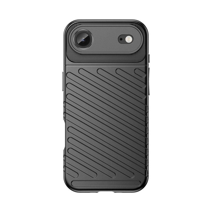 Dėklas juodas atsparus smūgiams iPhone 17 Air Thunder Case