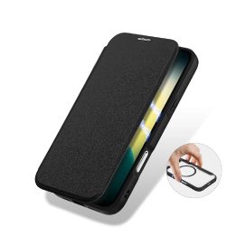 Dėklas telefonui juodas su kortelių skyreliu ir MagSafe Skin X Pro iPhone 17