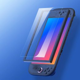 Grūdintas stiklas ekranui su rėmeliu Nintendo Switch 2