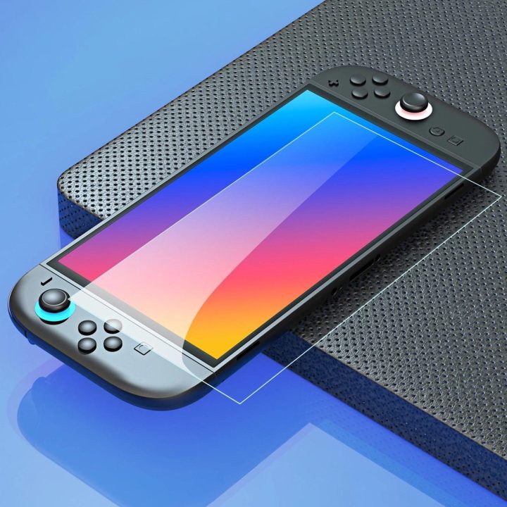 Grūdintas stiklas ekranui su rėmeliu Nintendo Switch 2