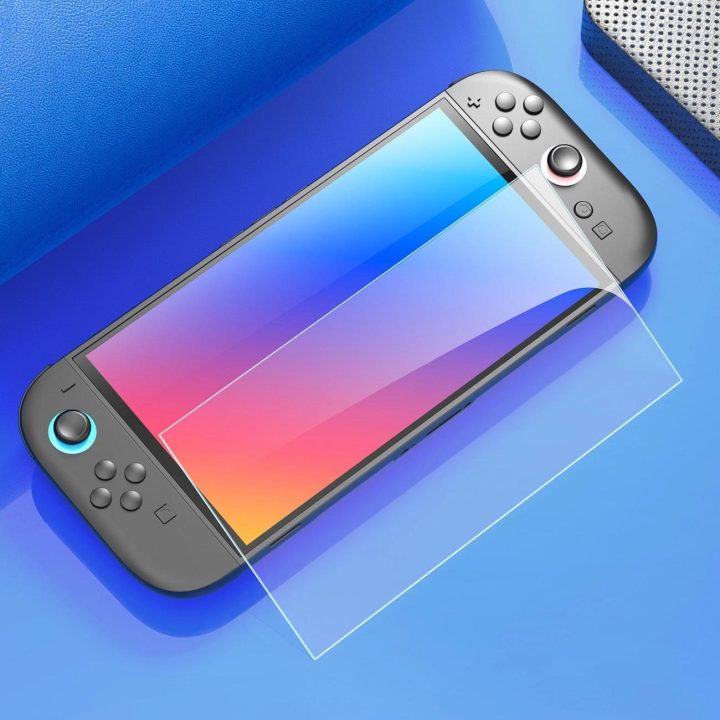 Grūdintas stiklas ekranui su rėmeliu Nintendo Switch 2