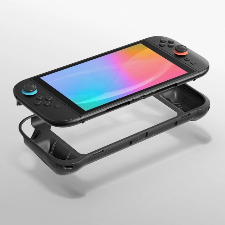 Dėklas juodas apsauginis žaidimų konsolei Nintendo Switch 2 AmazingThing
