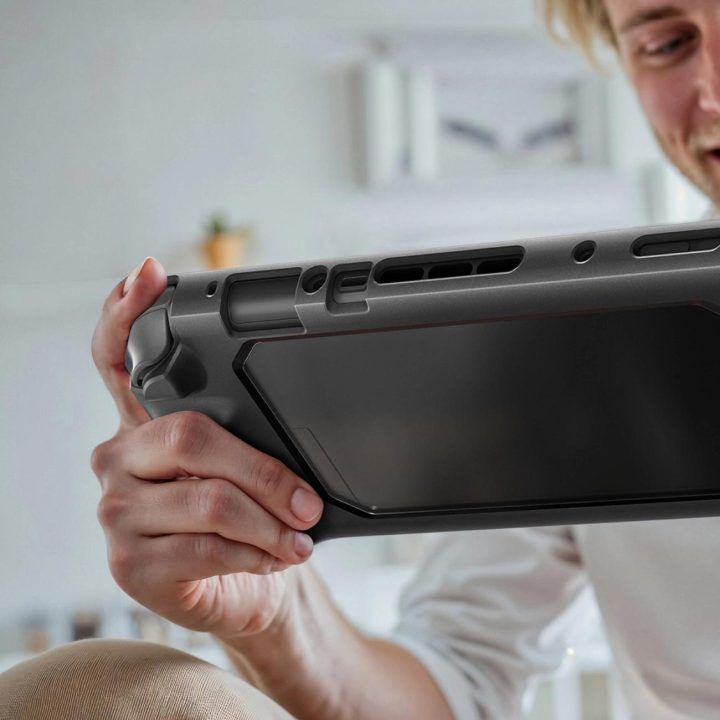 Dėklas juodas apsauginis žaidimų konsolei Nintendo Switch 2 AmazingThing