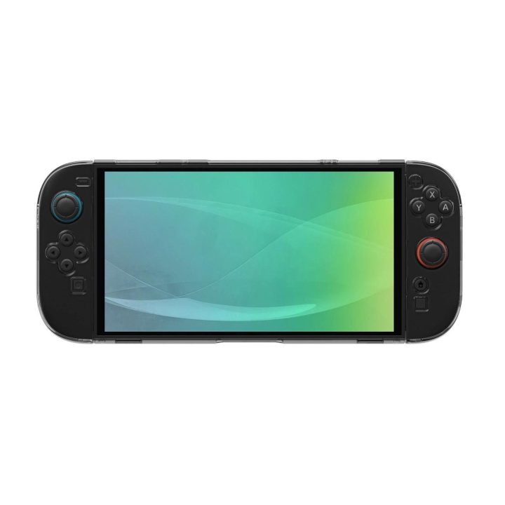 Apsauginis dėklas skaidrus–juodas Nintendo Switch 2 konsolei AmazingThing