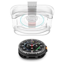 Grūdintas stiklas laikrodžiui Samsung Galaxy Watch 8 46mm skaidrus Spigen