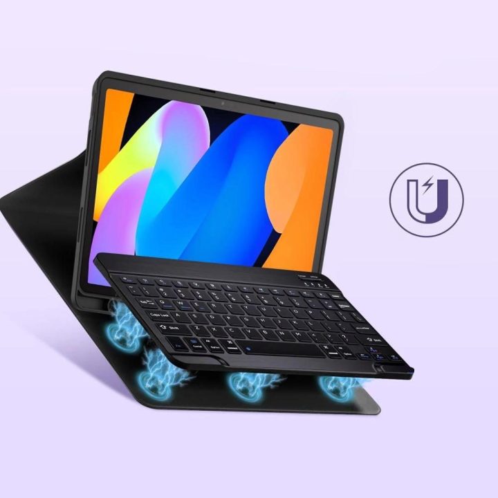 Dėklas su klaviatūra ir rašikliu Lenovo Tab 11.0 TB-336, juodas,