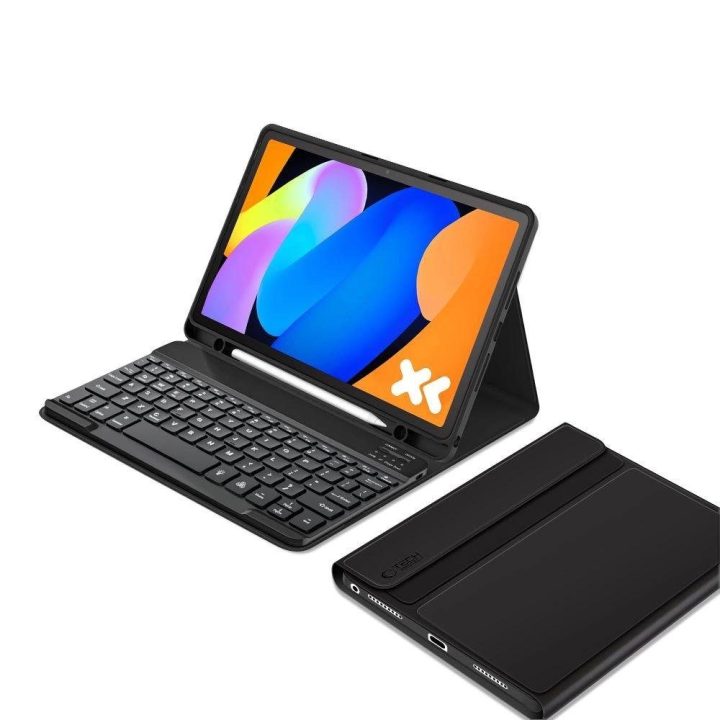 Dėklas su klaviatūra ir rašikliu Lenovo Tab 11.0 TB-336, juodas,