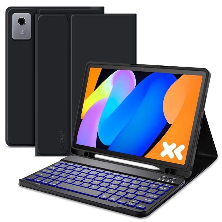 Dėklas su klaviatūra ir rašikliu Lenovo Tab 11.0 TB-336, juodas,