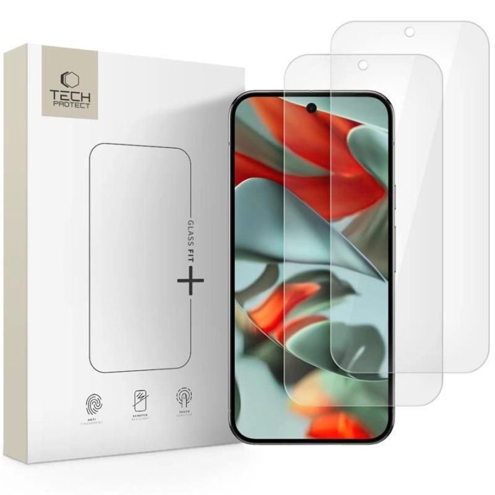 Grūdintas stiklas telefonui Google Pixel 9/10 – skaidrus, 2 vnt.,