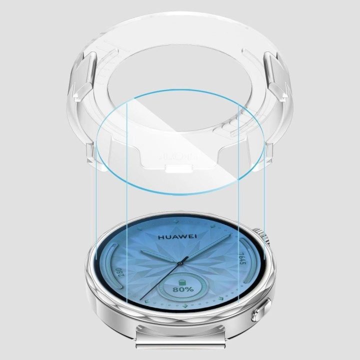 Grūdintas stiklas laikrodžiui Huawei Watch GT 5 41 mm, skaidrus, 2 vnt.,