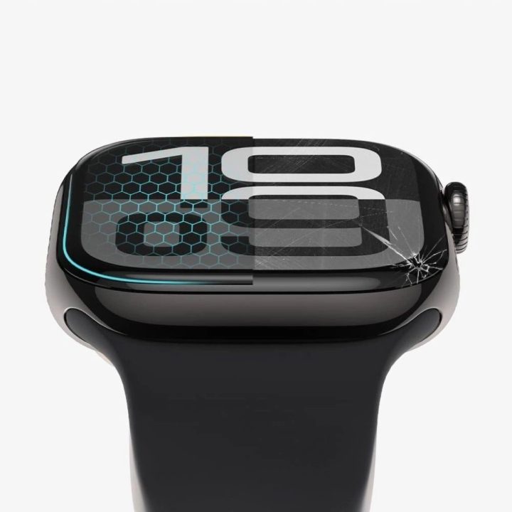 Apsauginis stiklas juodas hibridinis 2 vnt. Xiaomi Smart Band 10 / NFC