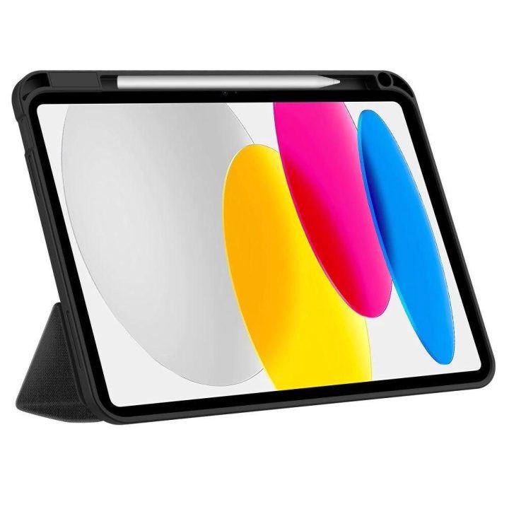 Dėklas planšetei juodas su pieštuko laikikliu iPad 10.9–11