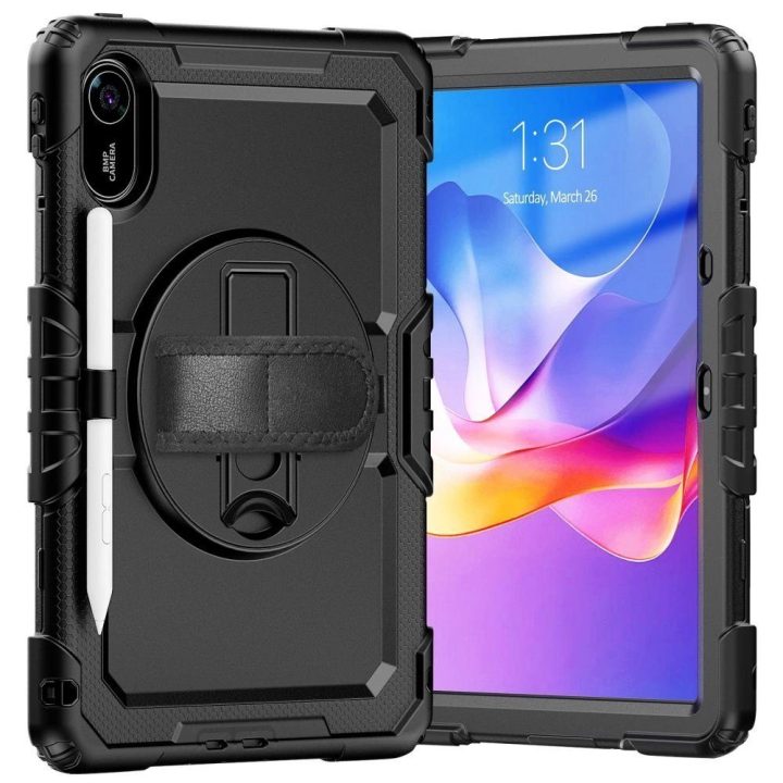 Dėklas planšetei juodas atsparus smūgiams su stovu Xiaomi Redmi Pad 2