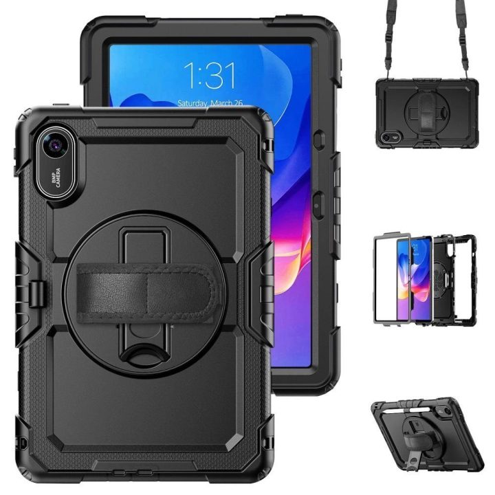 Dėklas planšetei juodas atsparus smūgiams su stovu Xiaomi Redmi Pad 2