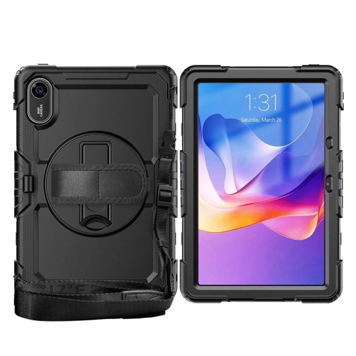 Dėklas planšetei juodas atsparus smūgiams su stovu Xiaomi Redmi Pad 2