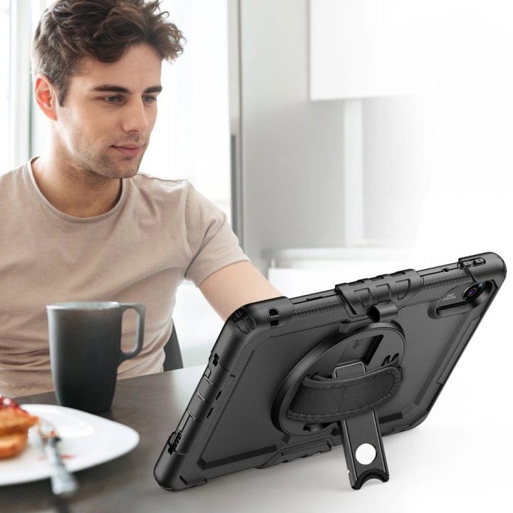 Dėklas planšetei juodas atsparus smūgiams su stovu Xiaomi Redmi Pad 2