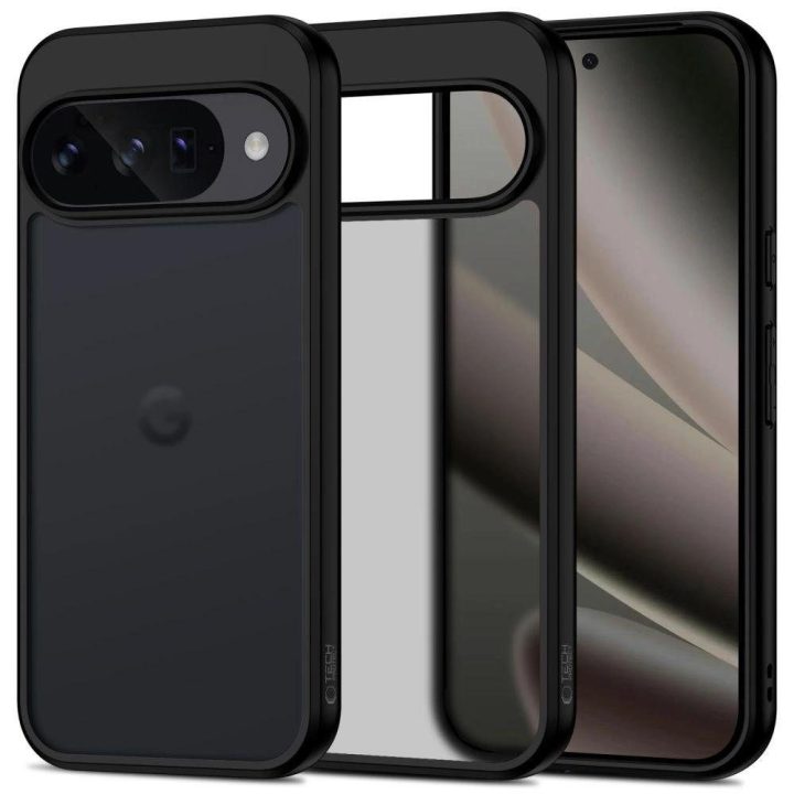 Dėklas telefonui juodas matinis su magnetu Google Pixel 10 / 10 Pro