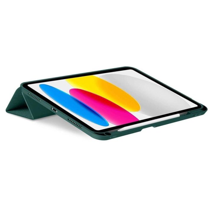 Dėklas planšetei žalias su laikikliu pieštukui iPad 10.9 / 11