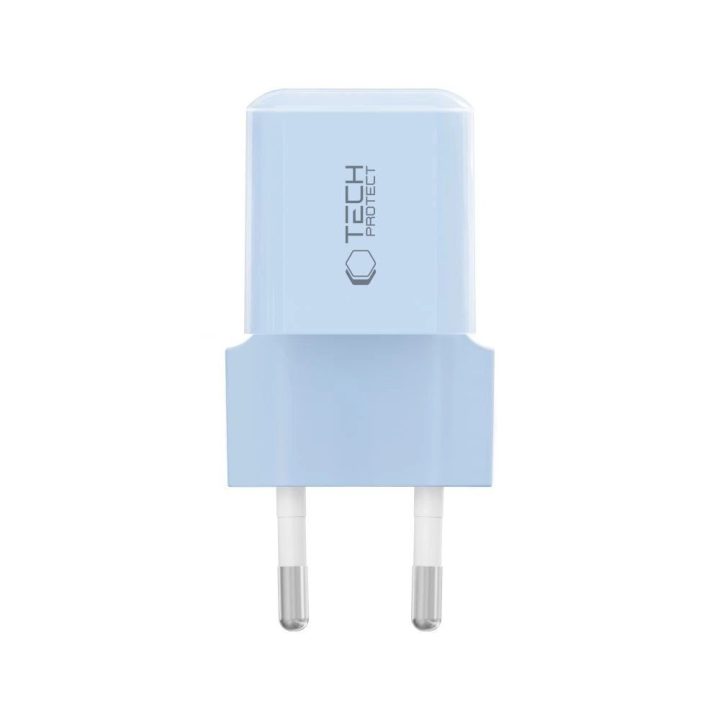Kroviklis USB-C mėlynas 25W greito įkrovimo