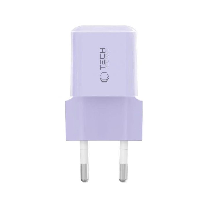Kroviklis USB-C 25W violetinis greito įkrovimo
