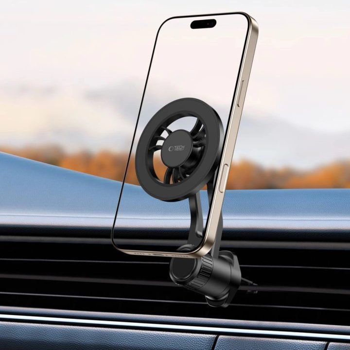 Automobilinis laikiklis juodas su MagSafe tvirtinimu vėdinimo angai