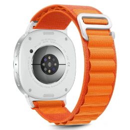 Dirželis laikrodžiui oranžinis nailoninis Samsung 40–46 mm