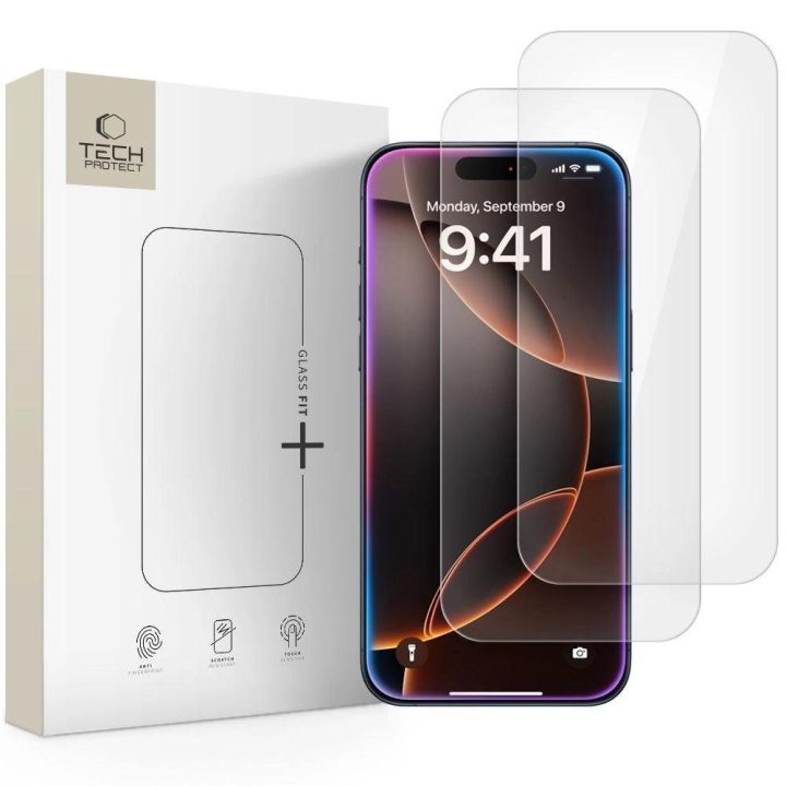 Grūdintas stiklas telefonui skaidrus 2 vnt. iPhone 17 Air
