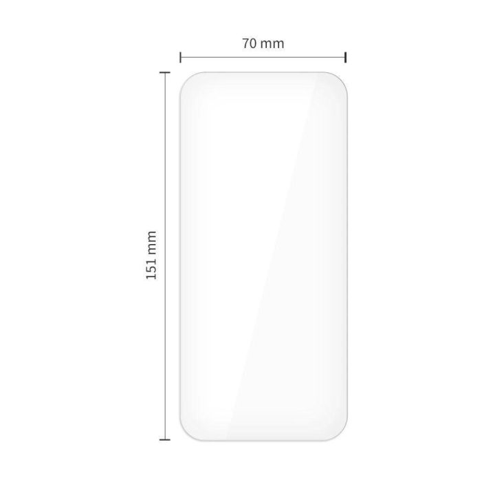 Grūdintas stiklas telefonui skaidrus 2 vnt. iPhone 17 Air