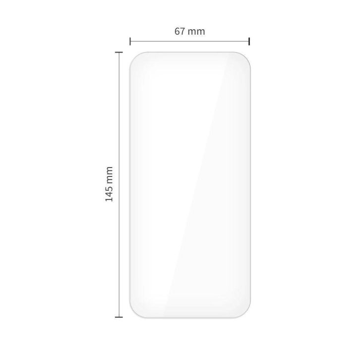 Grūdintas stiklas telefonui skaidrus 3 vnt. iPhone 16/17 Pro