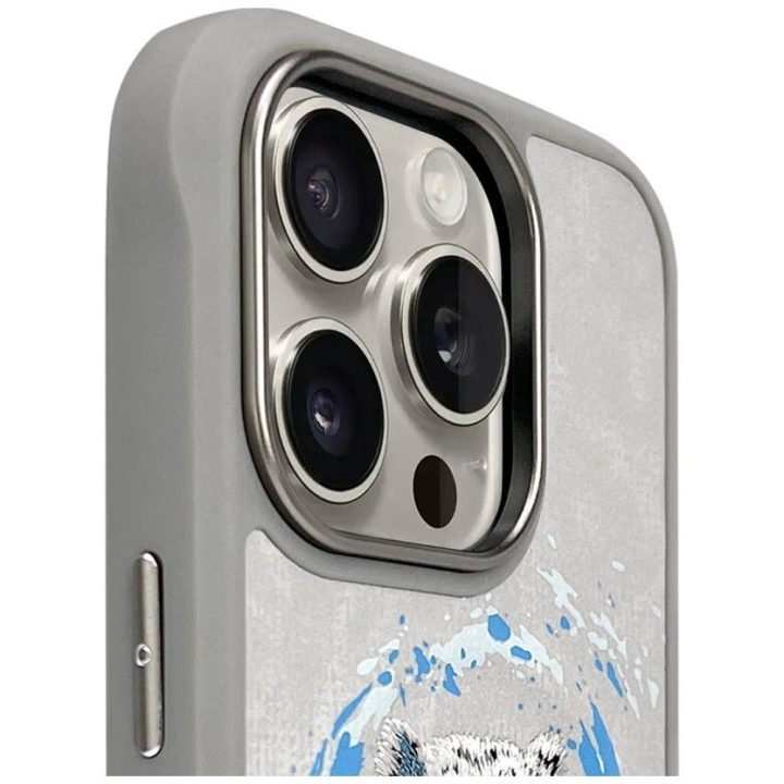 Dėklas telefonui pilkas su MagSafe funkcija iPhone 16 Pro Nimmy