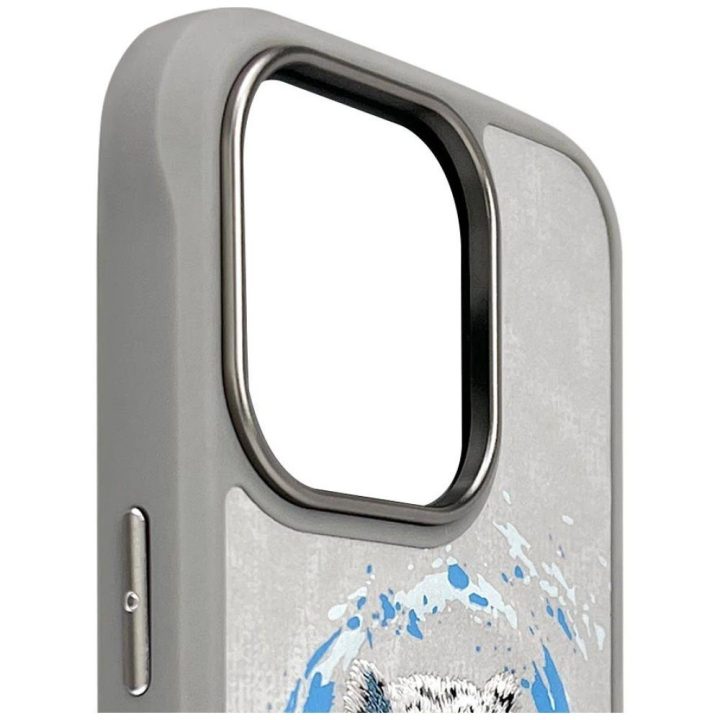 Dėklas telefonui pilkas su MagSafe funkcija iPhone 16 Pro Nimmy