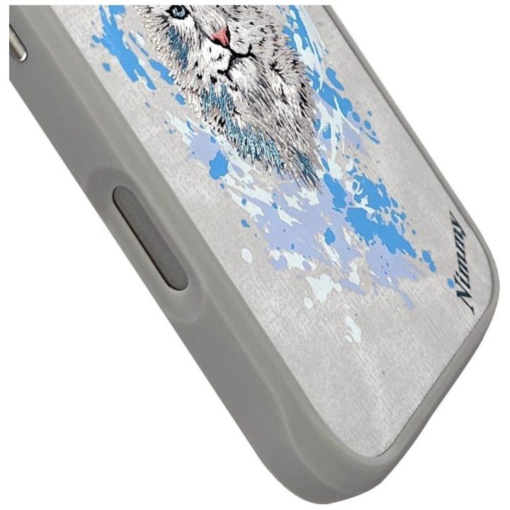 Dėklas telefonui pilkas su MagSafe funkcija iPhone 16 Pro Nimmy