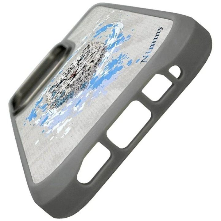Dėklas telefonui pilkas su MagSafe funkcija iPhone 16 Pro Nimmy