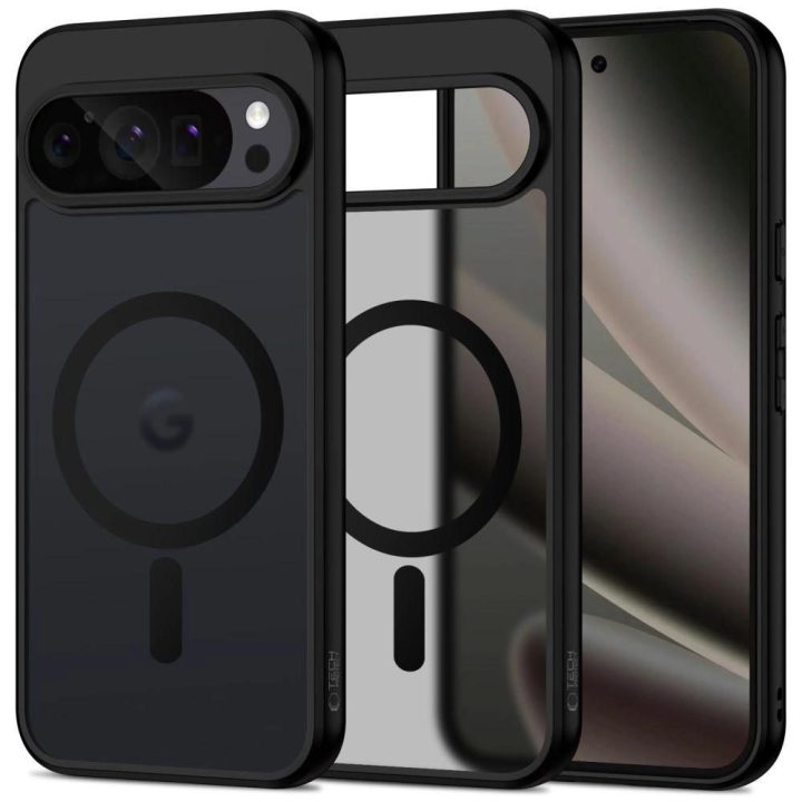 Dėklas telefonui juodas su MagSafe Google Pixel 10 Pro XL